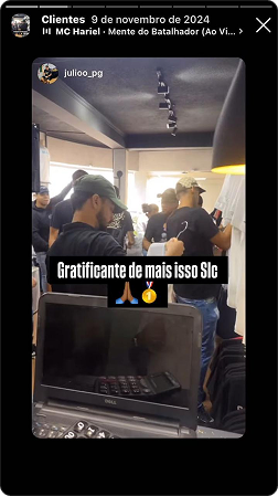 Imagem de depoimento dos resultados